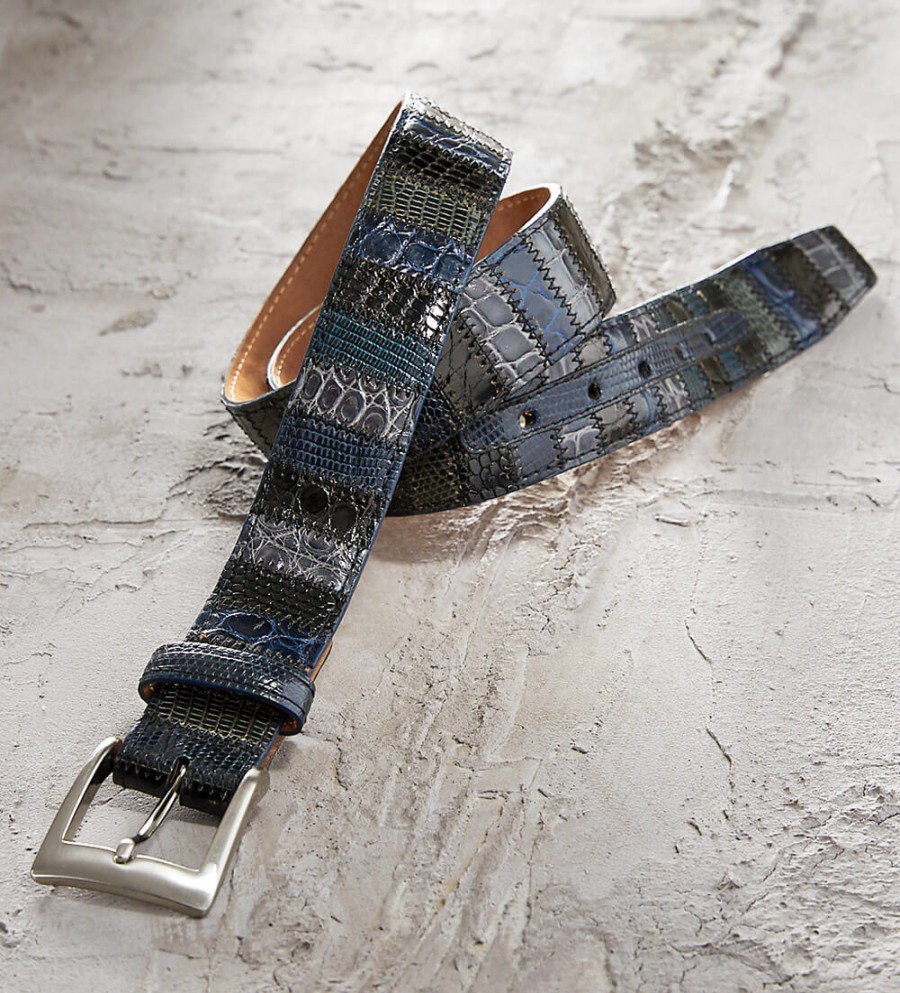 w.kleinberg W.Kleinberg Patchwork Belt Grey Multi Hot