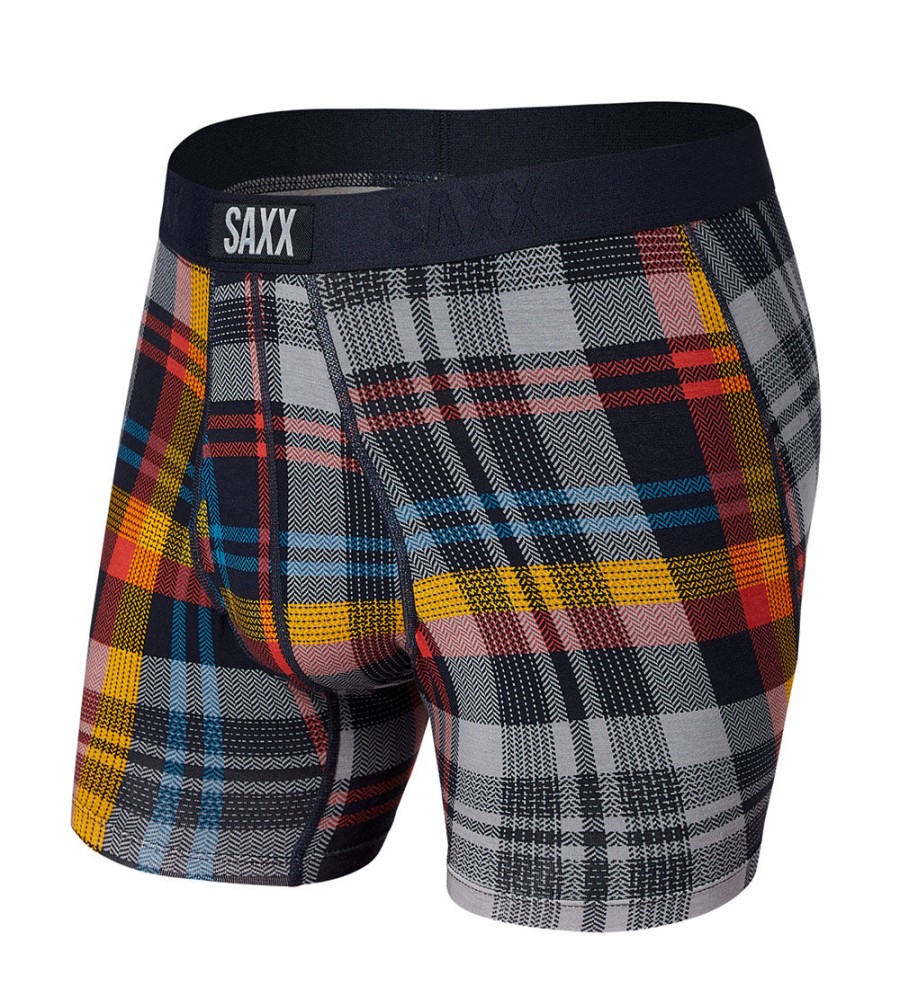 SAXX Saxx Ultra Free Fall Plaid Boxer Brief Multi Best