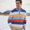 Reserve Reserve Trowbridge Stripe Sweater Steel Blue Hot