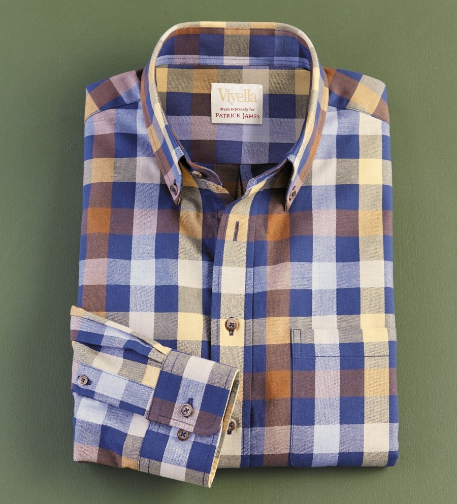 Viyella Viyella Navy Check Shirt Navy/Multi Best