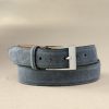 Martin Dingman Martin Dingman Royal Suede Belt Blueberry Best