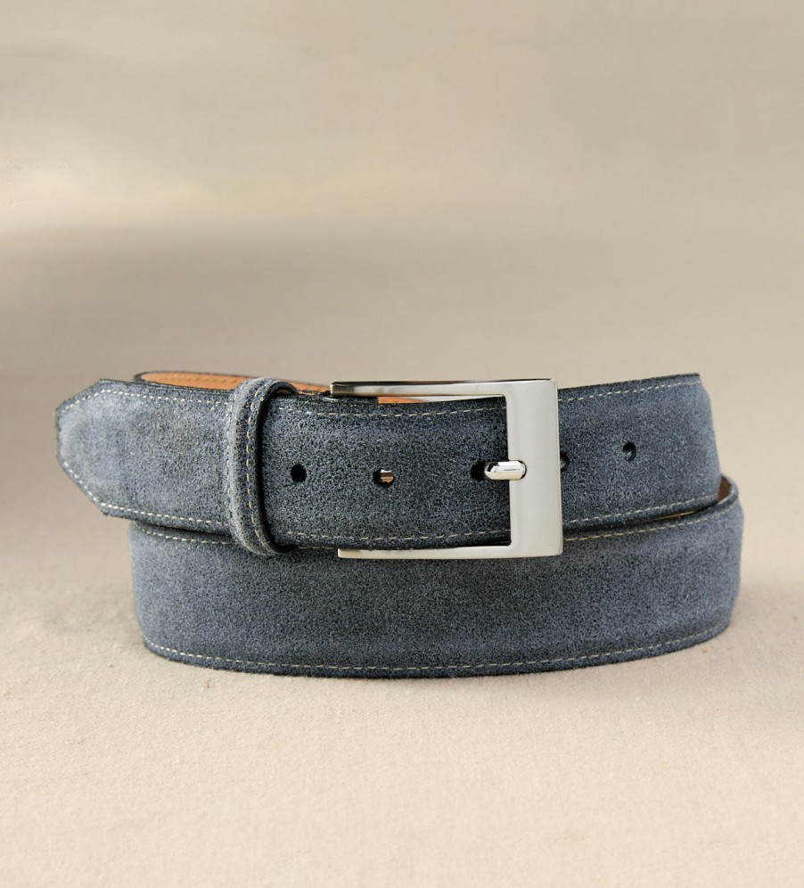 Martin Dingman Martin Dingman Royal Suede Belt Blueberry Best