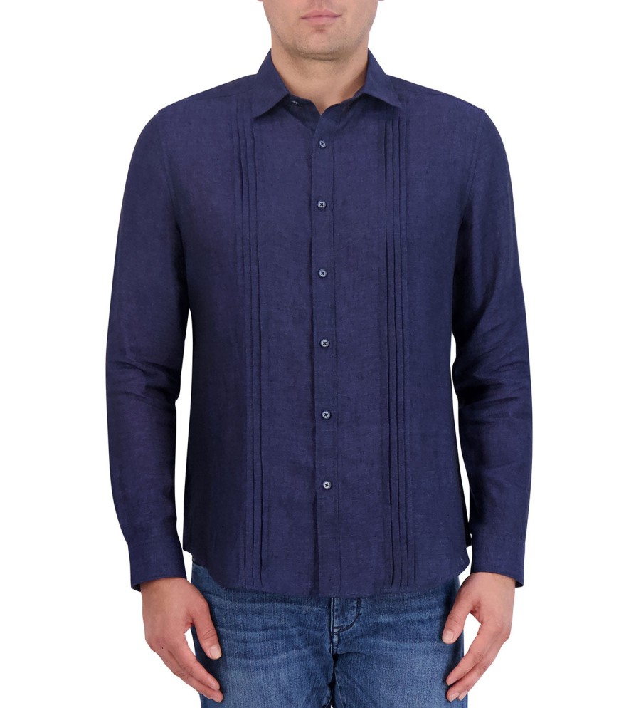 Robert Graham Robert Graham Long Sleeve Baradero Shirt Navy Online