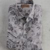 Reserve Reserve Floral Print Long Sleeve Sport Shirt Grey Wholesale