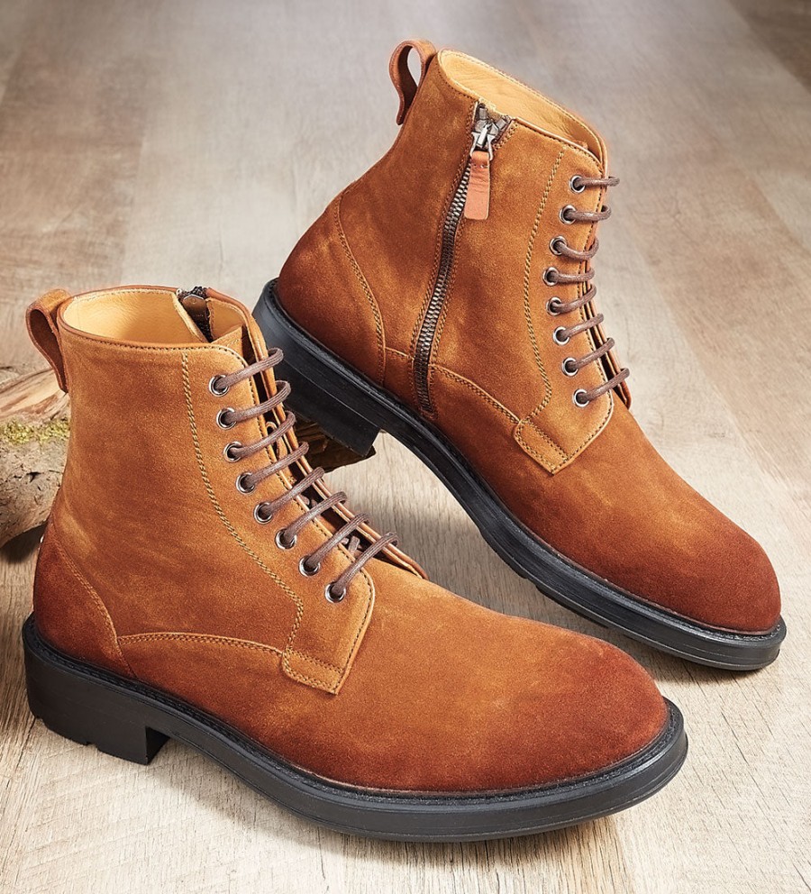 Magnanni Magnanni Lawton Suede Boots Cognac Online