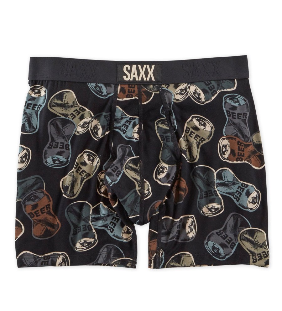 SAXX Saxx Vibe Friday Night Camo Boxer Briefs Black Hot