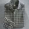 Patrick James Patrick James Fancy Plaid Long Sleeve Sport Shirt Black/White Hot