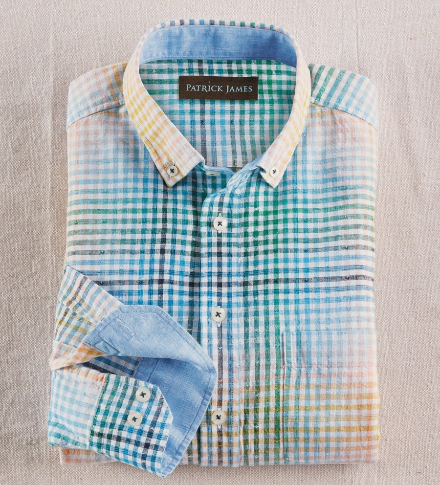 Patrick James Patrick James Check Shirt Multi Wholesale