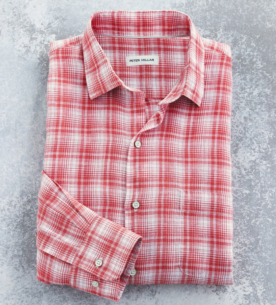 Peter Millar Peter Millar Suncrest Shirt Lychee Wholesale