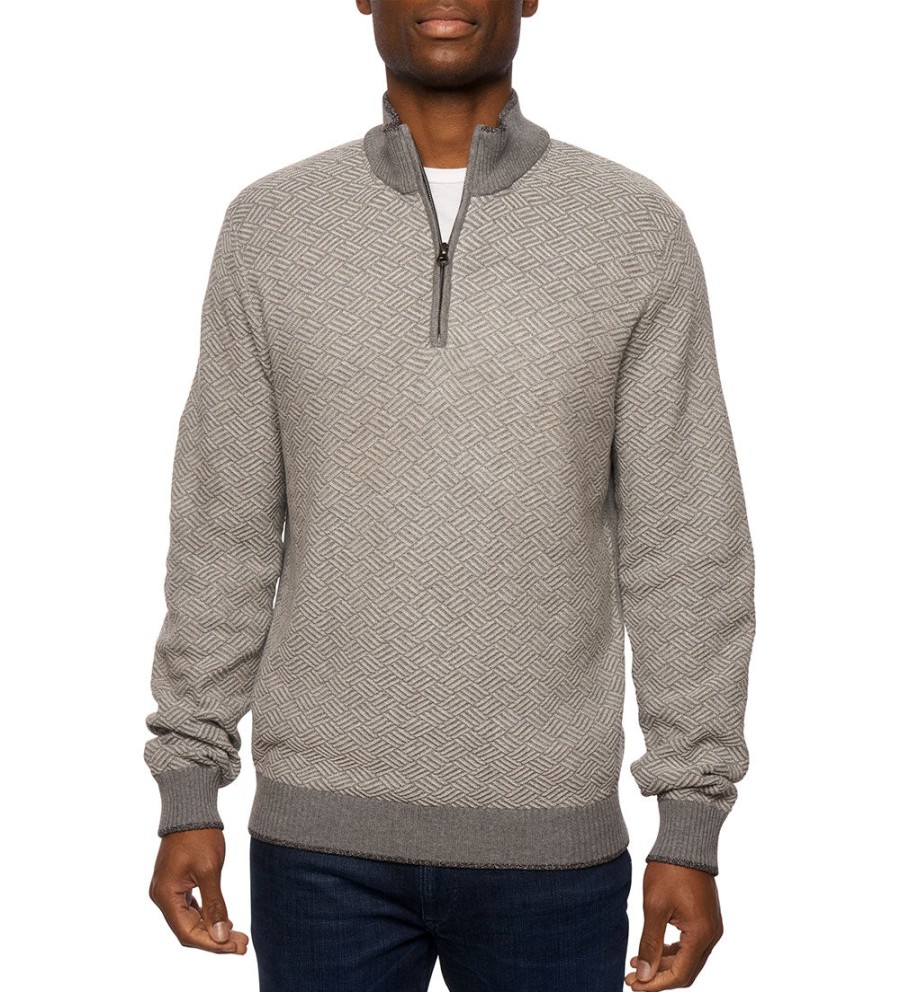 Robert Graham Robert Graham Lattace Mock Quarter Zip Clearance