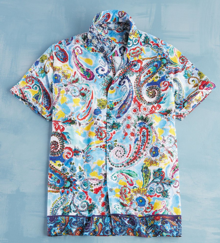 Robert Graham Robert Graham The Drake Short Sleeve Shirt Multi Best