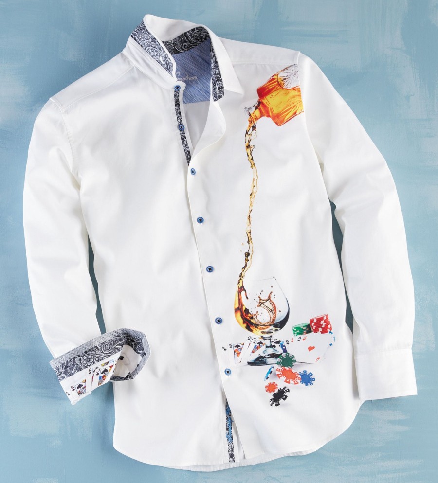 Robert Graham Robert Graham 'All In' Long Sleeve Shirt White Online