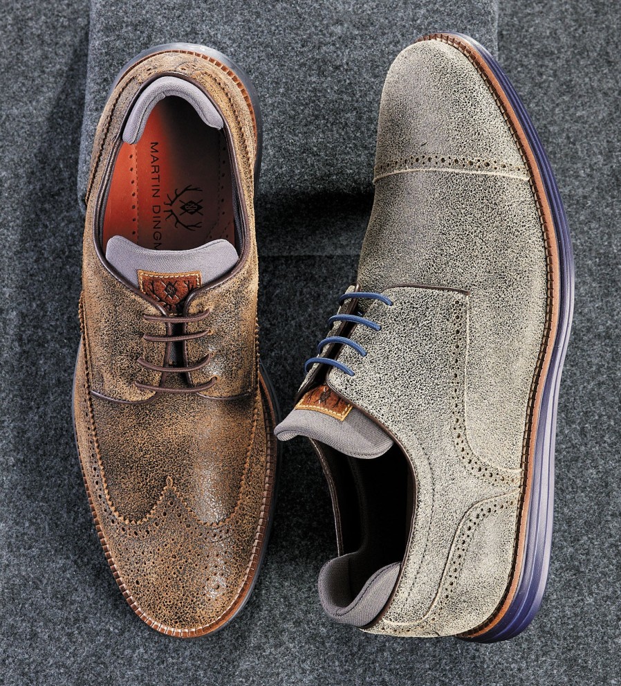 Martin Dingman Martin Dingman Countryaire Wingtip Oxfords Old Clay Hot