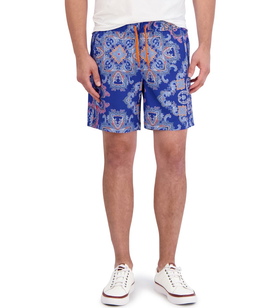 Robert Graham Robert Graham Loki Woven Swim Trunks Hot