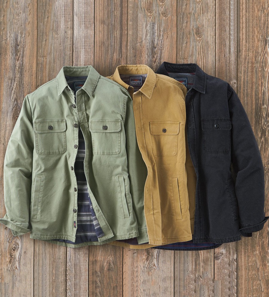 Faherty Faherty Blanket-Lined Cpo Jacket Clearance