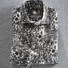 Patrick James Patrick James Shattered Glass Long Sleeve Sport Shirt Black Best