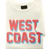 Retro Brand Retro Brand West Coast Tee Shirt Antique White Wholesale