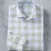 Peter Millar Peter Millar Camden Plaid Long Sleeve Shirt Cottage Blue Online