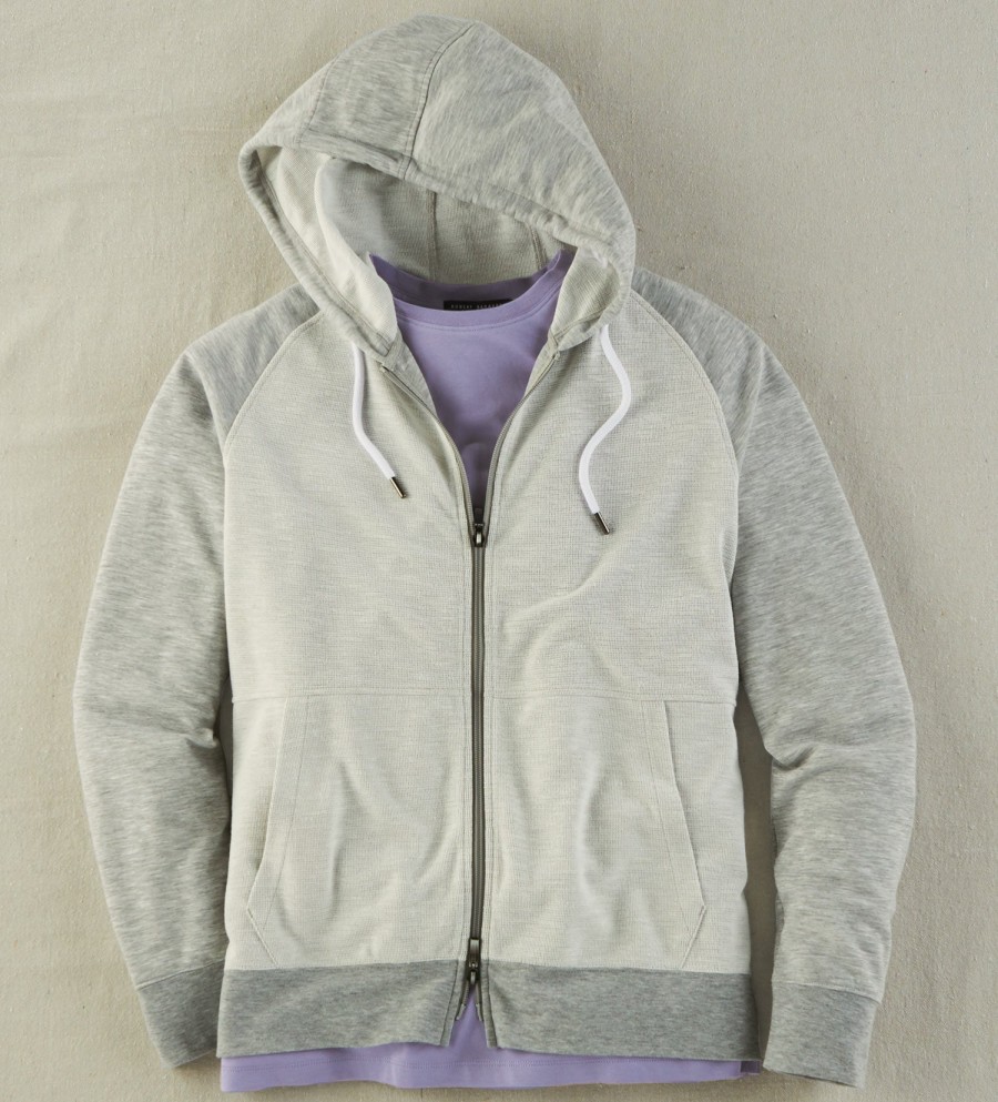 Robert Barakett Robert Barakett Tiller Hoodie Light Grey Clearance