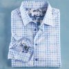 Robert Graham Robert Graham Port Of Call Long Sleeve Knit Shirt Blue Wholesale