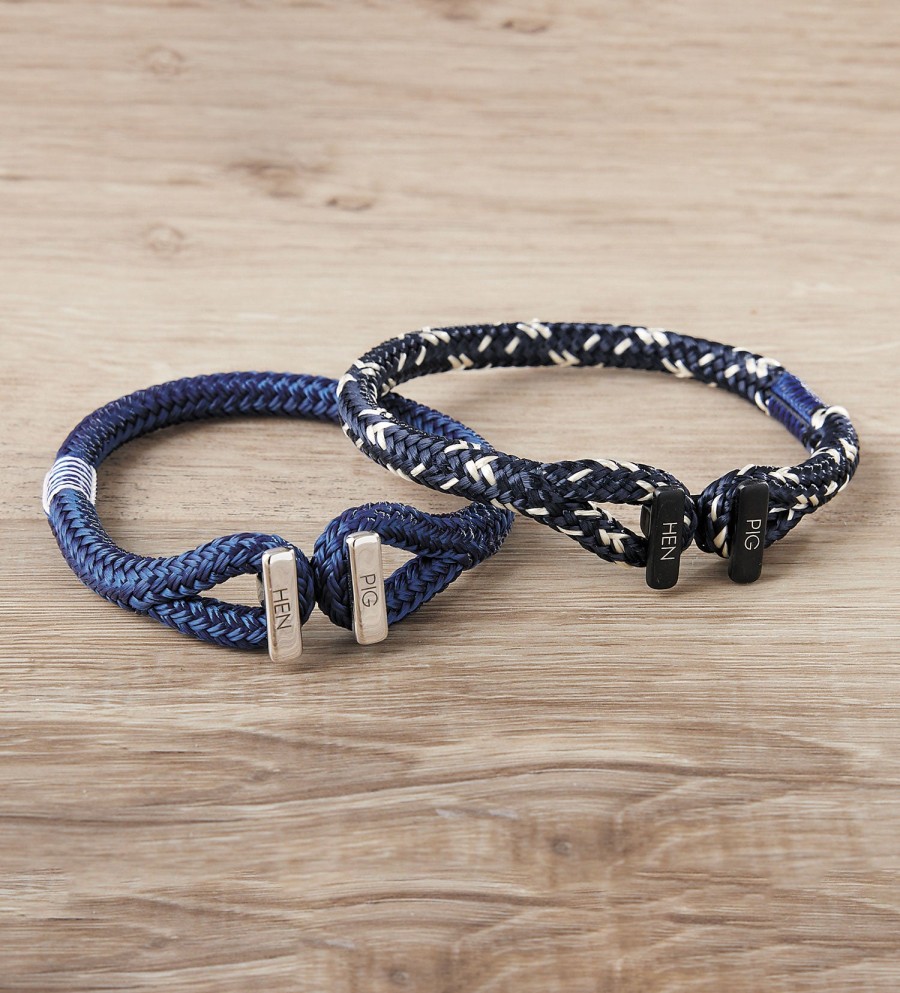 Pig u0026 Hen Pig & Hen Icy Ike Bracelet Navy/Ivory New