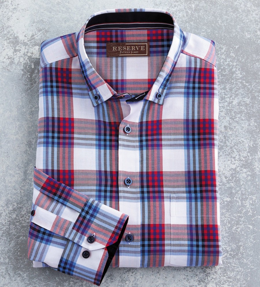 Reserve Reserve Plaid Shirt White Hot