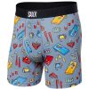 SAXX Saxx Beer Olympics Vibe Boxer Briefs Grey New