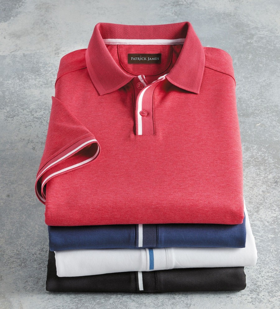 Patrick James Patrick James Aqua Cotton Polo Online