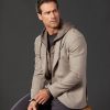 Patrick James Patrick James Sport Coat With Hoodie Sand Wholesale