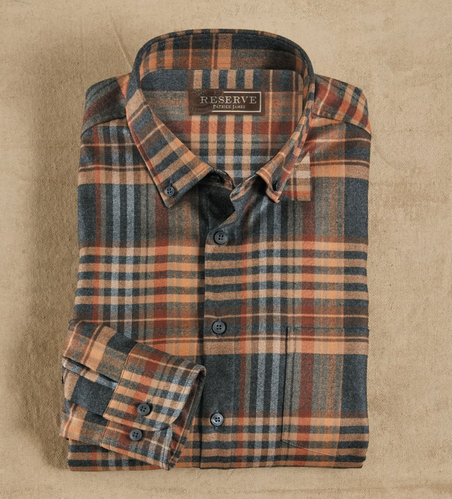 Reserve Reserve Plaid Long Sleeve Shirt Multi Online