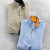 Reserve Reserve Quarter-Zip Sweater Light Blue Hot