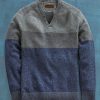 Patrick James Patrick James Vanise Stripe Venley Sweater Charcoal Best