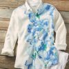 Tommy Bahama Tommy Bahama Barbados Breeze Fine Vines Camp Shirt Dewdrop New