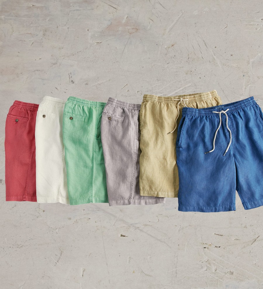 True Grit True Grit Sunset Linen Shorts Wholesale