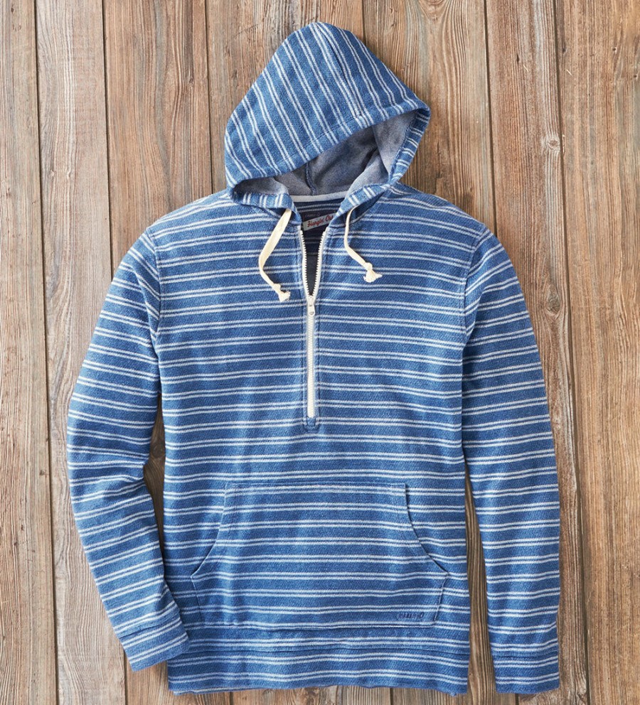 Johnnie-O Johnnie-O Bales Hoodie Sweatshirt Laguna Blue Hot