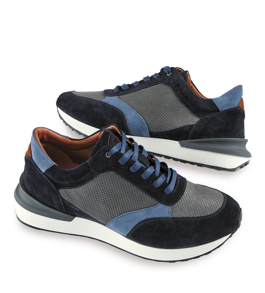 Johnston u0026 Murphy Johnston & Murphy Jogger Navy/Grey Hot