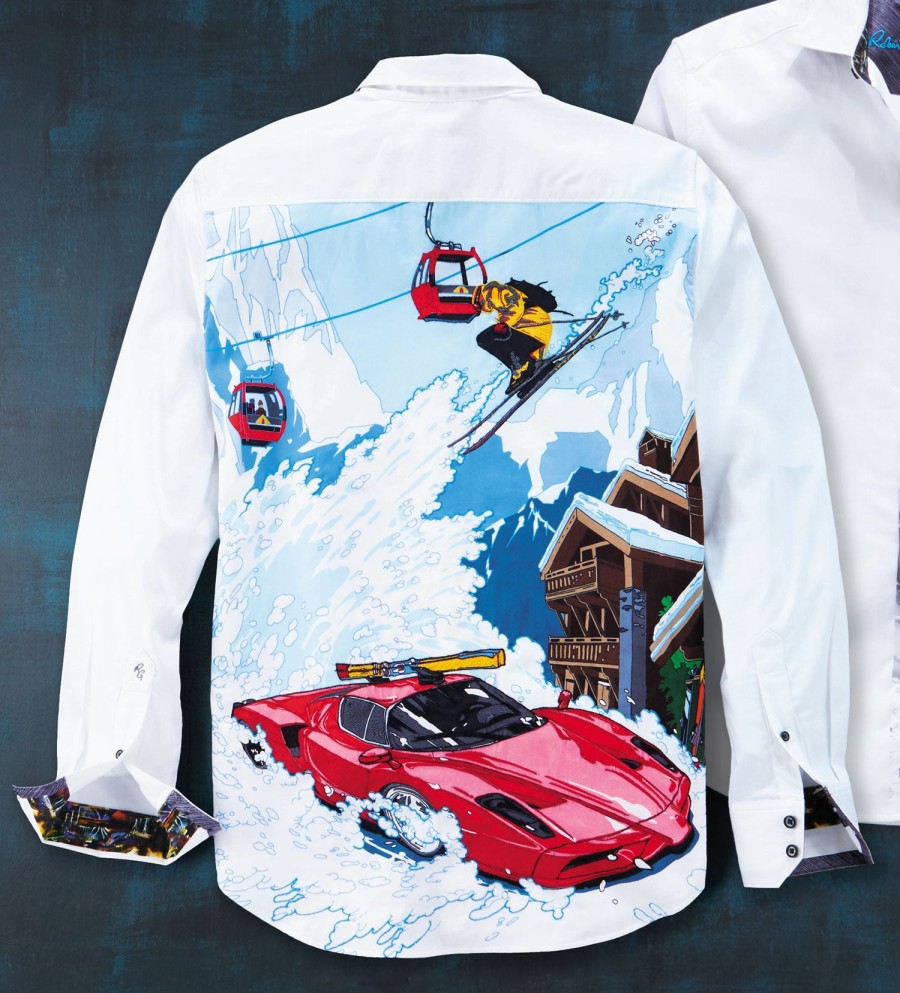 Robert Graham Robert Graham What A Trip Skiing Shirt White Hot