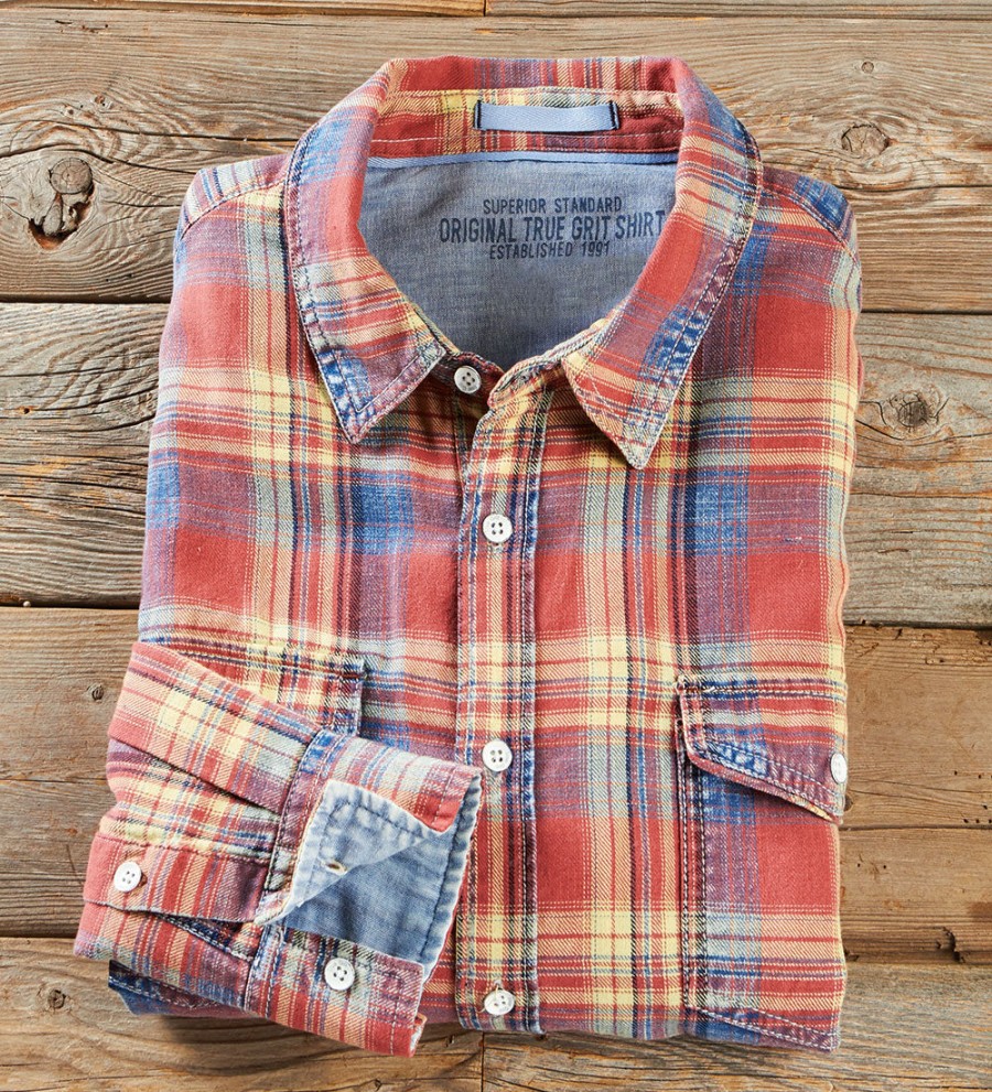 True Grit True Grit Red Rock Shirt Red/Indigo Best