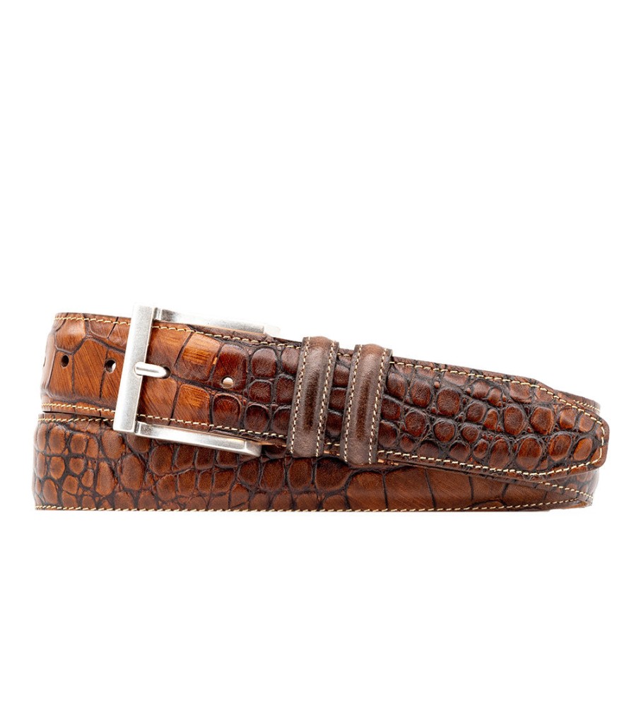 Martin Dingman Martin Dingman Bill Alligator-Grain Belt Chestnut Clearance