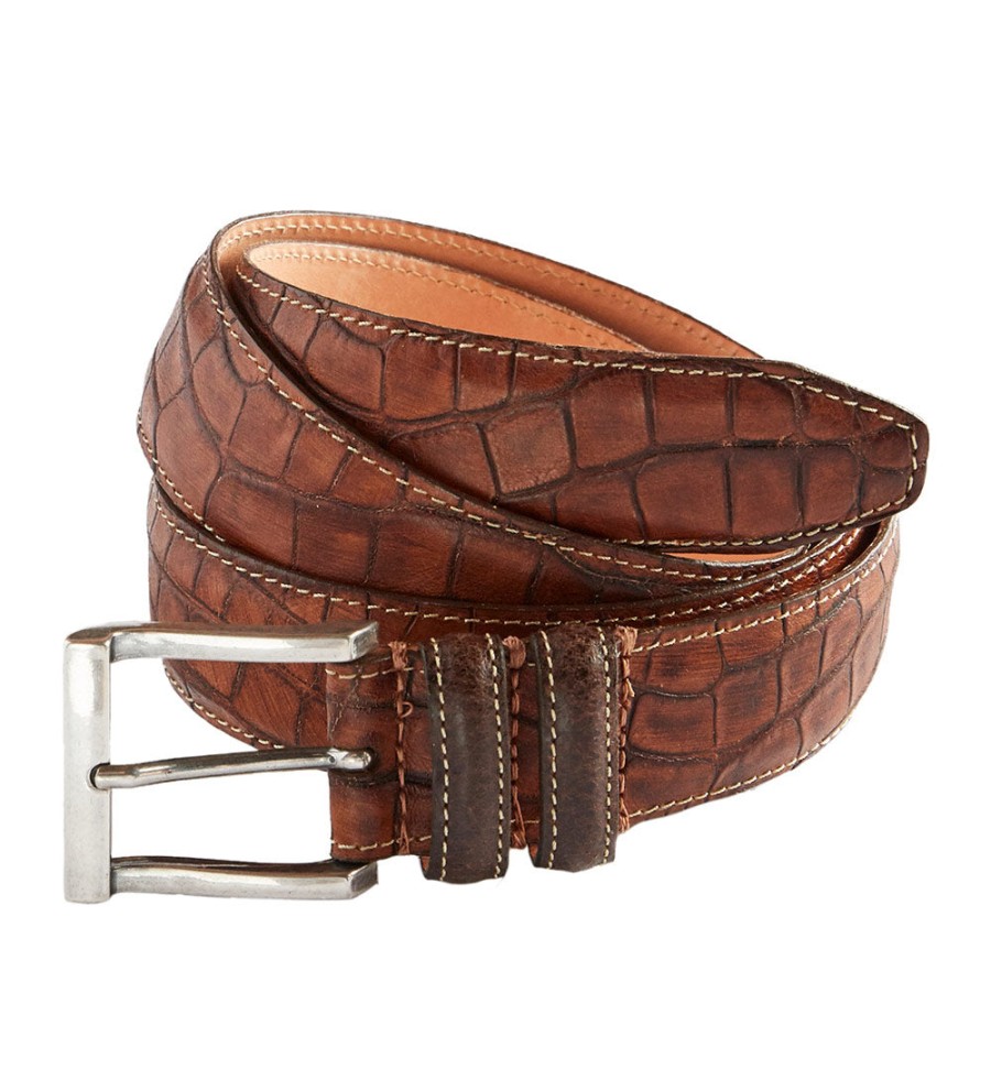 Martin Dingman Martin Dingman Bill Alligator-Grain Belt Chestnut Clearance