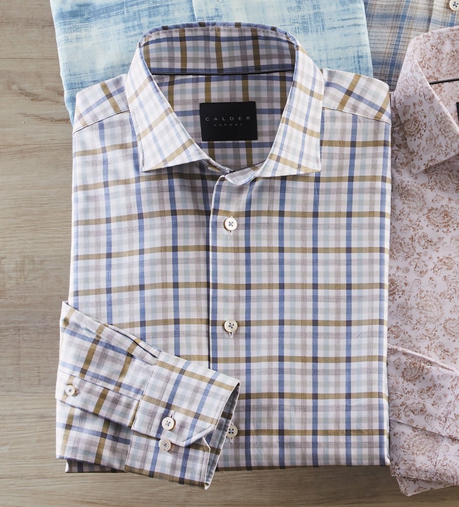 Calder Carmel Calder Carmel Check Long Sleeve Shirt Multi Online