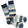 Marcoliani Marcoliani Cruise Stripe Anklet Socks Caribbean Blue Hot