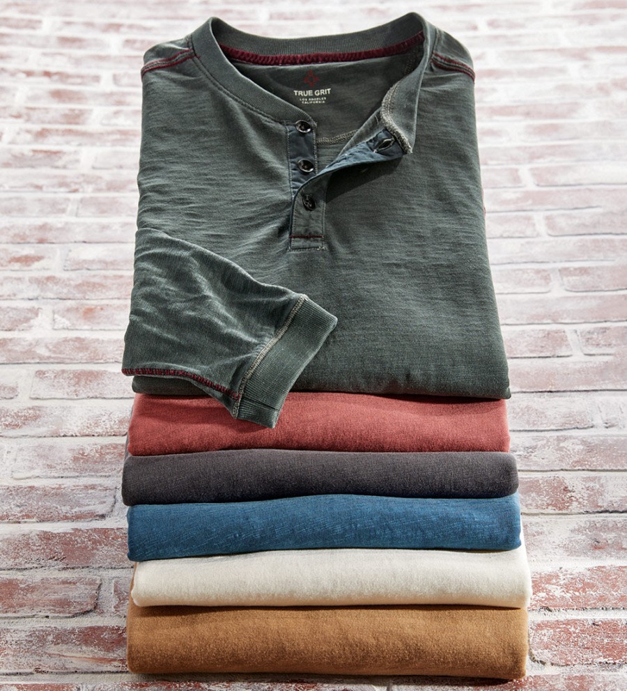 True Grit True Grit Venice Henley Clearance