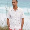 Tommy Bahama Tommy Bahama Flocktail Shirt White Wholesale