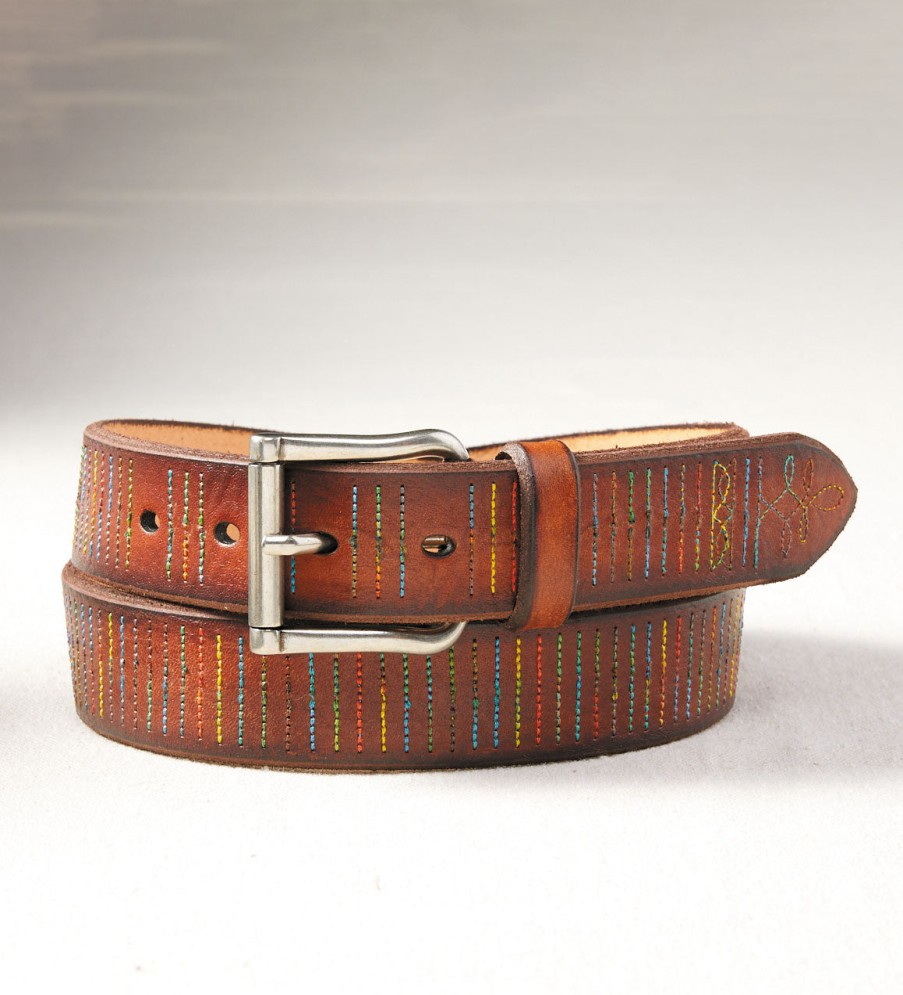 Martin Dingman Martin Dingman Artisan Belt Chestnut Clearance