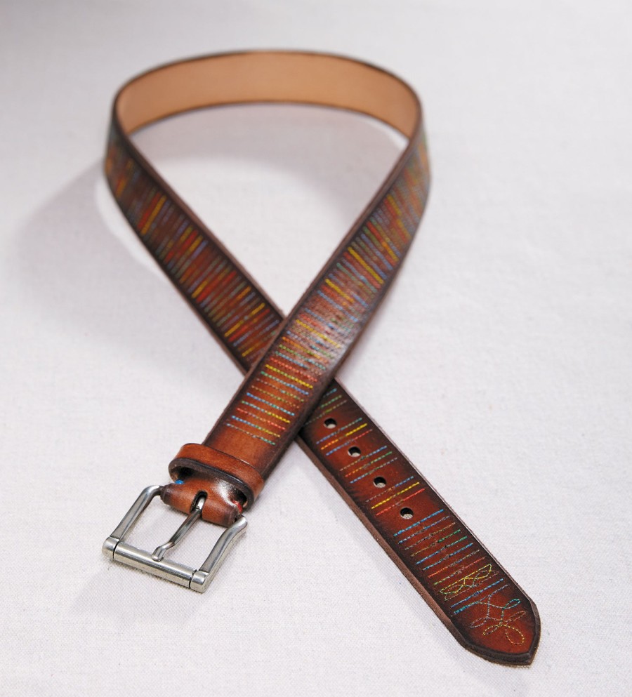 Martin Dingman Martin Dingman Artisan Belt Chestnut Clearance