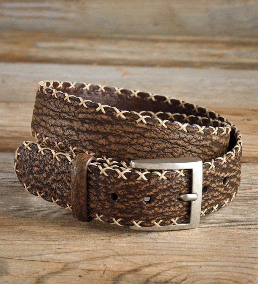 w.kleinberg W.Kleinberg Sharkskin Belt Safari Tan Hot