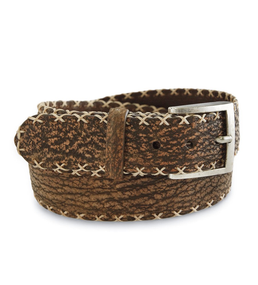 w.kleinberg W.Kleinberg Sharkskin Belt Safari Tan Hot