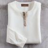 Reserve Reserve Cashmere Blend Henley Pure Wholesale