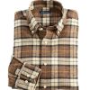 Peter Millar Peter Millar Long Sleeve Satoh Plaid Shirt Espresso Clearance